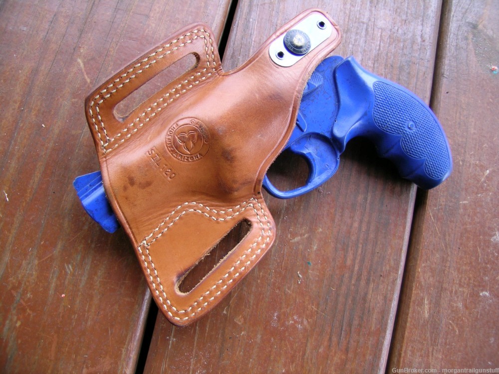 Galco SIL120 Leather Thumbsnap Holster S&W J-Frame 2" 3" 34 36 60 +-img-2
