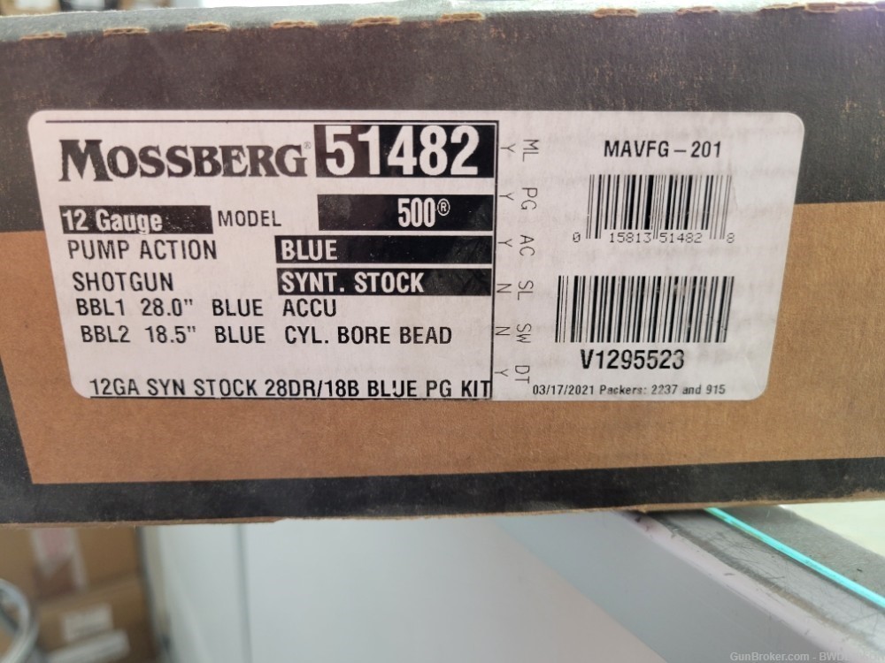 Mossberg Model 500 3 In 1 Home Defense 2 Barrels  18" 28" 51482-img-4