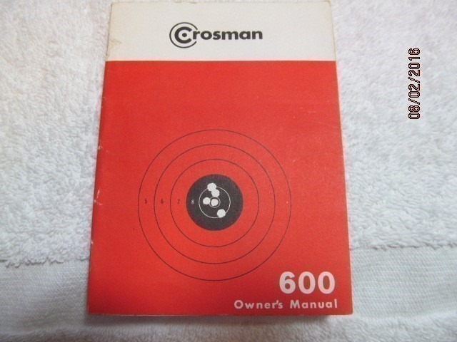 Crosman Model 600 Owner's Manual-img-0