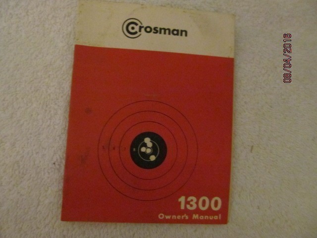 Crosman 1300 Owner's Manual-img-0