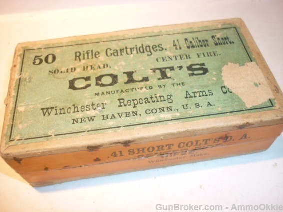 41 Short CENTER FIRE Winchester COLT'S CF DA 41 Colt-img-1