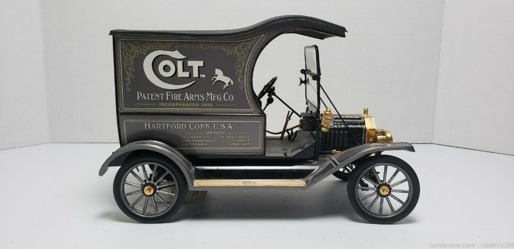  COLT Franklin Mint 1913 Ford Model T Delivery Truck-img-1