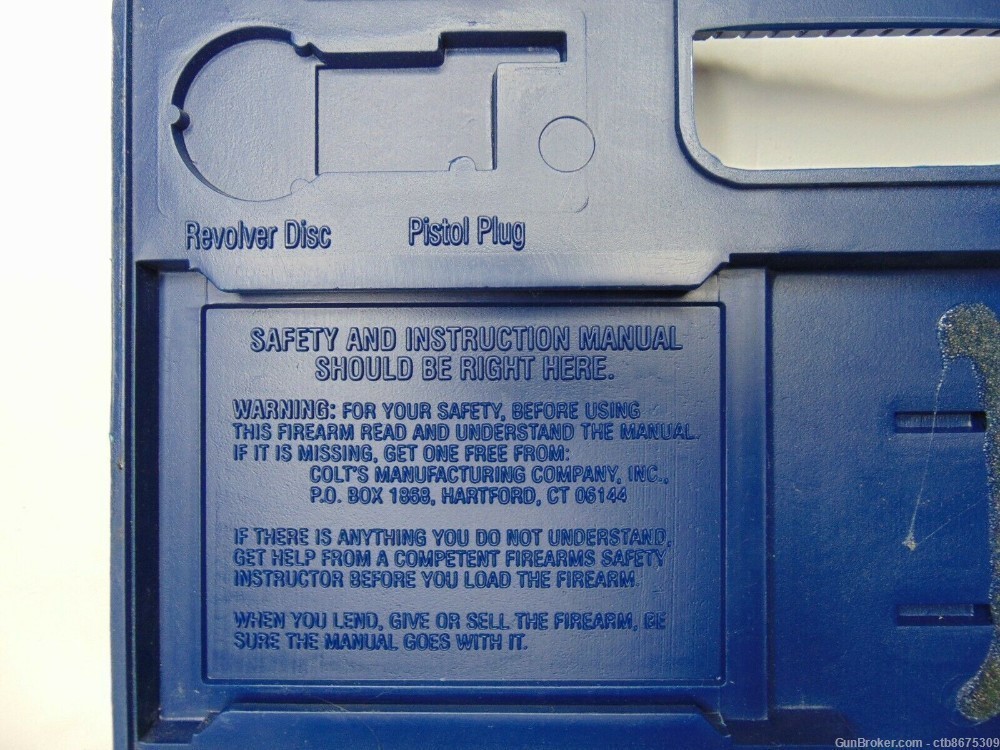 Colt 1911 Officer's Lightweight Plastic Case -img-4