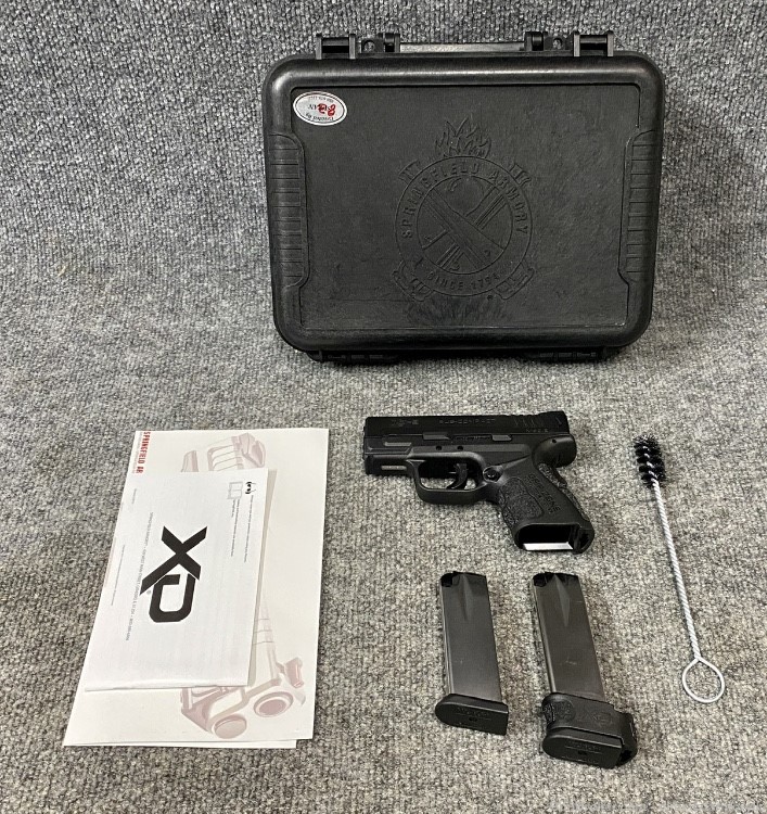Springfield Armory XD-9 MOD-2 sub compact 100% mint as new -img-0