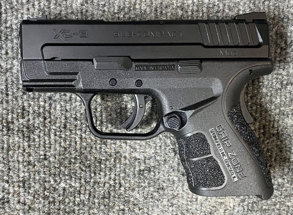 Springfield Armory XD-9 MOD-2 sub compact 100% mint as new -img-1