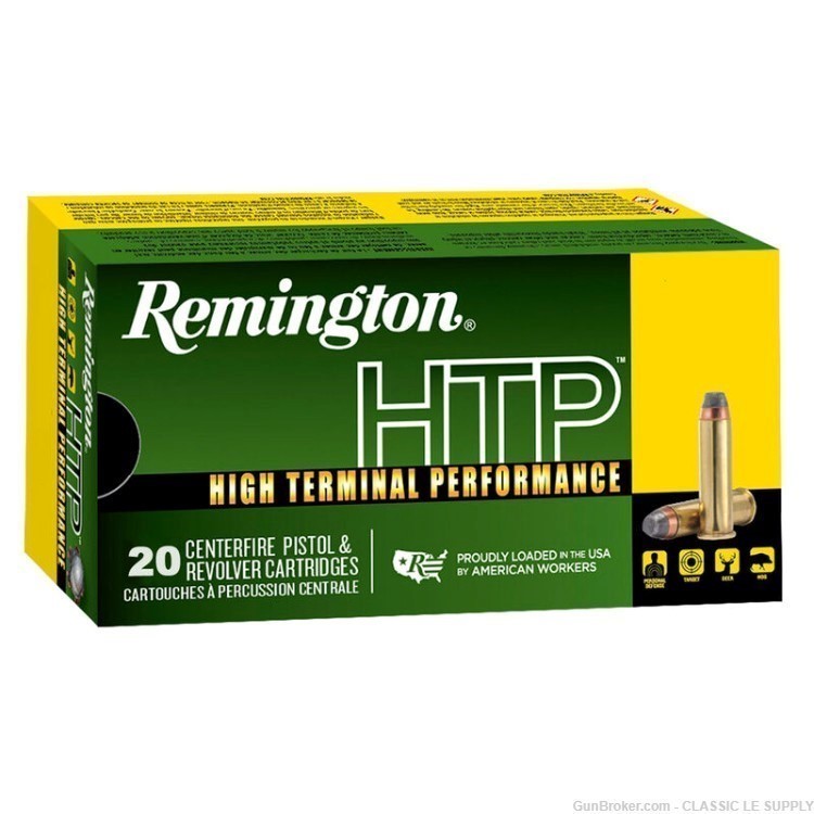 Remington HTP .380 ACP Ammunition 88 Grain JHP 990 FPS 20 Rounds-img-0