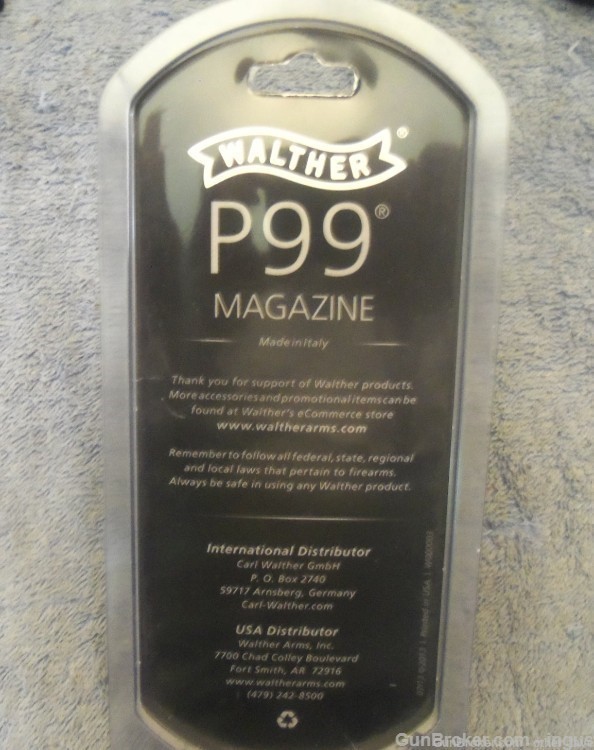 WALTHER P99 FACTORY 12 ROUND MAG 2796520 (NEW)-img-1