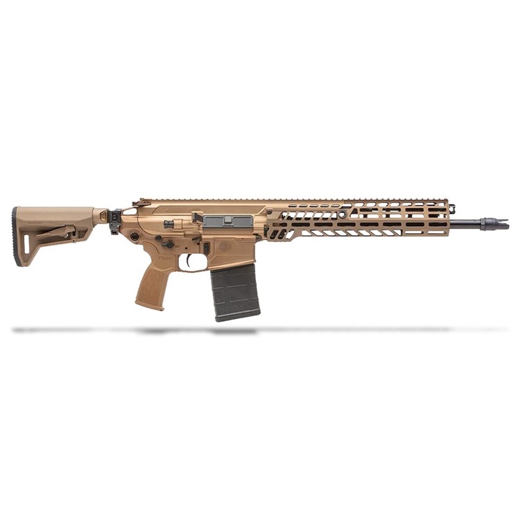 Sig Sauer MCX SPEAR 7.62x51mm NATO 16" Coyote Brown Optic Ready Rifle-img-0