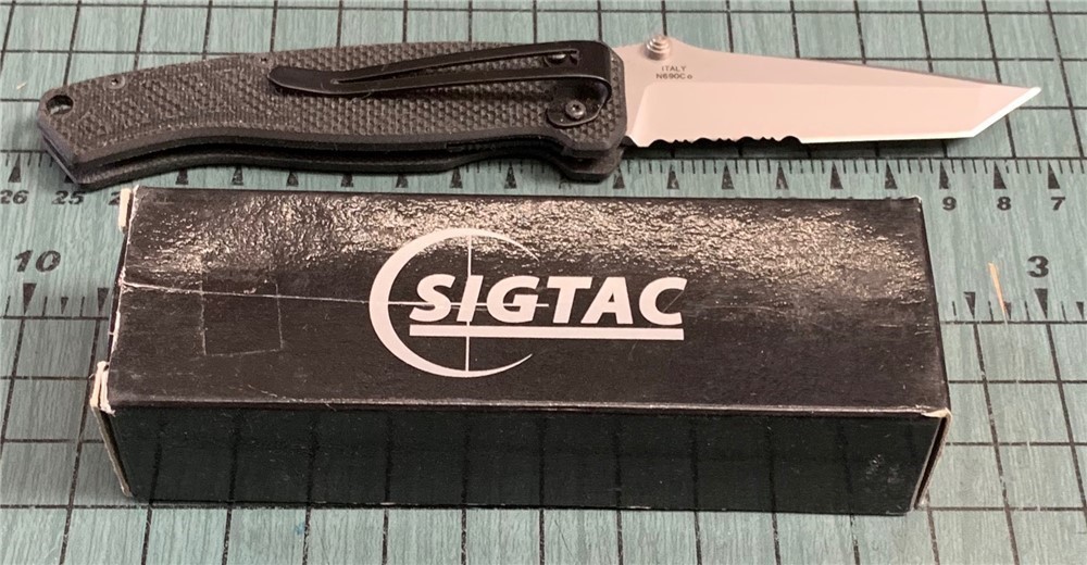 SIG SAUER SigTac Modified Tanto Pocket Knife Stainless-img-2