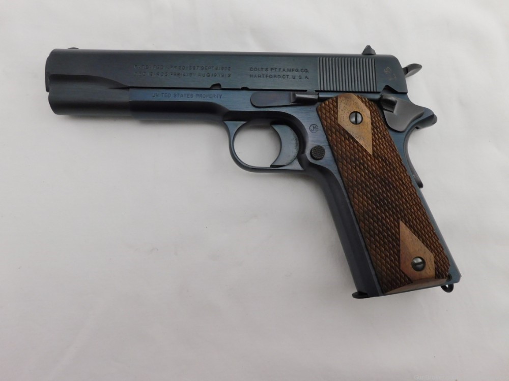 2007 Colt 1911 WWI 45ACP Carbonia Blue New In The Box-img-4