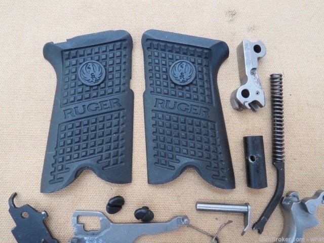 Ruger P94DC 9mm Pistol Small Parts lot with Grips & Screws-img-2