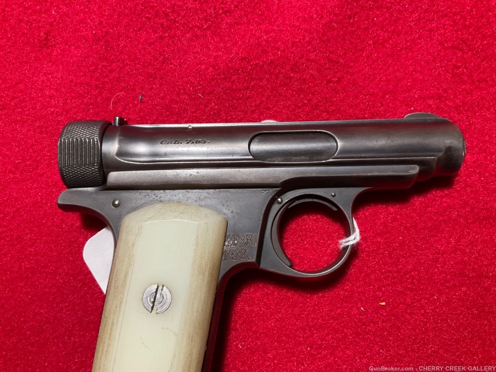Vintage Jp sauer sohn pistol 7.65 32 browning 1913 police unit marked -img-5
