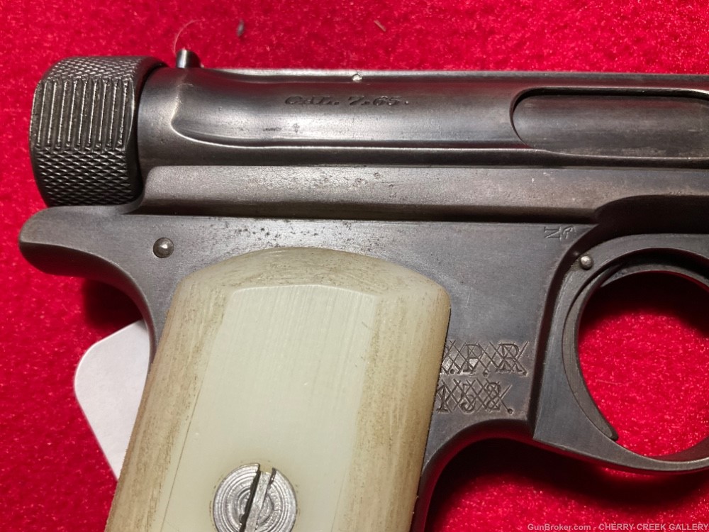 Vintage Jp sauer sohn pistol 7.65 32 browning 1913 police unit marked -img-7