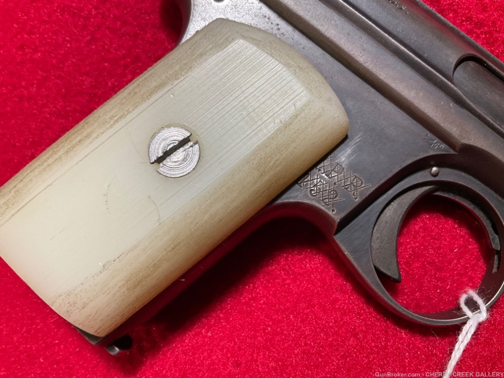 Vintage Jp sauer sohn pistol 7.65 32 browning 1913 police unit marked -img-2