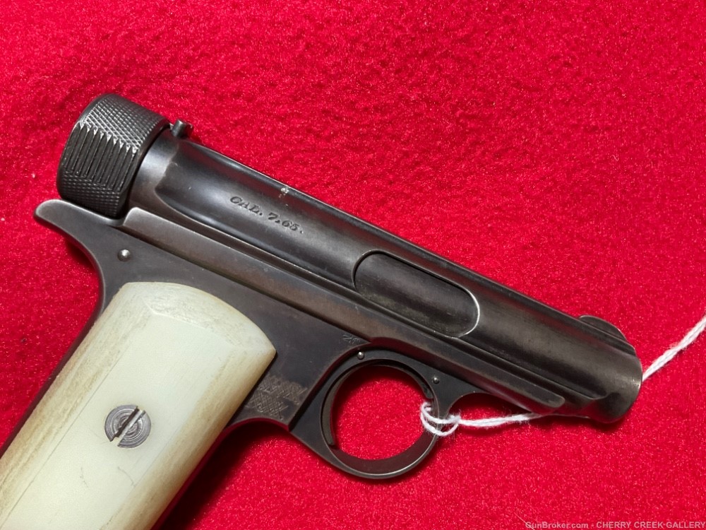 Vintage Jp sauer sohn pistol 7.65 32 browning 1913 police unit marked -img-16