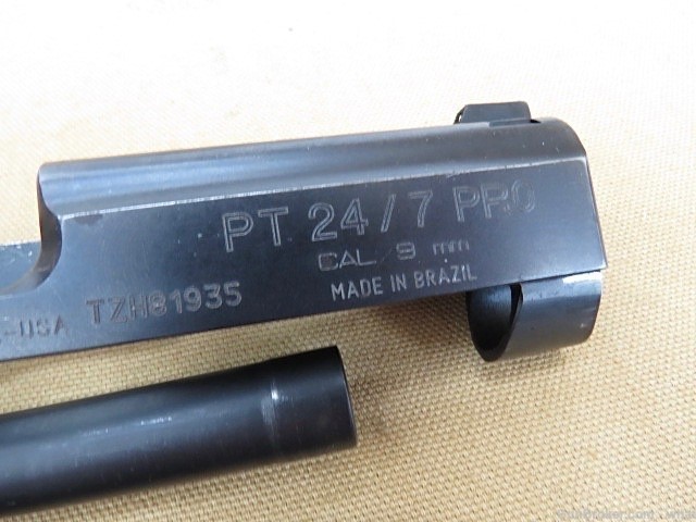 Taurus PT 24/7 Pro 9mm Pistol Slide + Barrel & Recoil Assembly-img-4