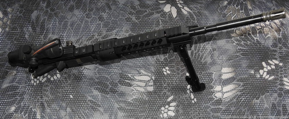 AR-15 5.56mm 16" Complete Upper Receiver w/ 7" Keymod, Scope & BiPod -img-4