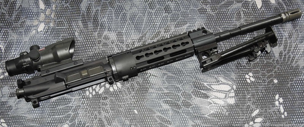 AR-15 5.56mm 16" Complete Upper Receiver w/ 7" Keymod, Scope & BiPod -img-6