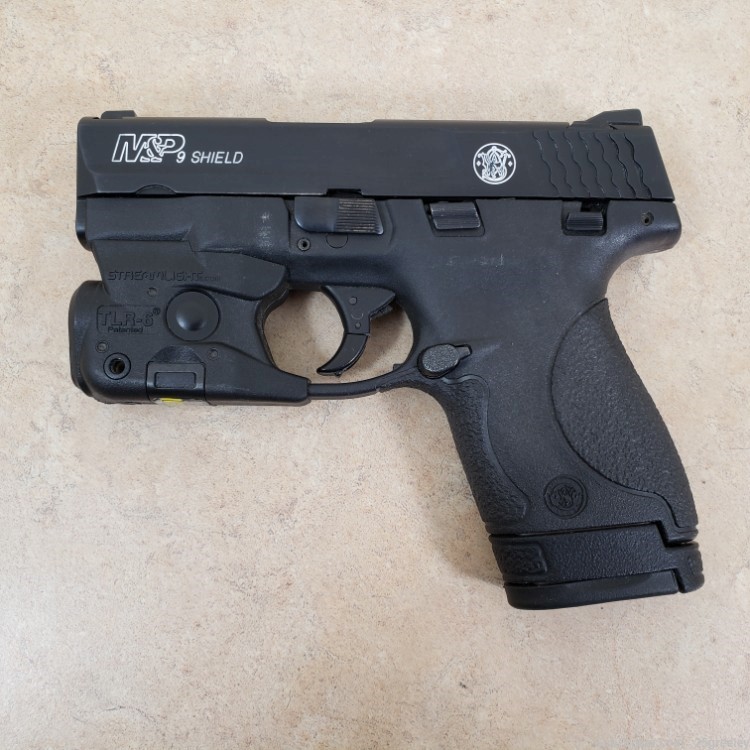 Smith & Wesson M&P Shield 9mm Semi-Auto Pistol + TLR-6 Light-img-0