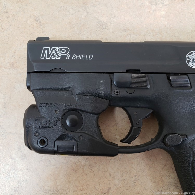 Smith & Wesson M&P Shield 9mm Semi-Auto Pistol + TLR-6 Light-img-3