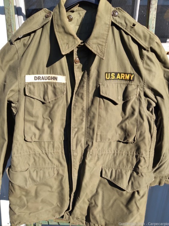 US Army Field Jacket, early Vietnam Era, with Insignia-img-0