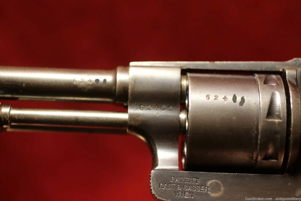 M1898 Rast & Gasser 8mm Revolver -  WW1 to WW2-img-14