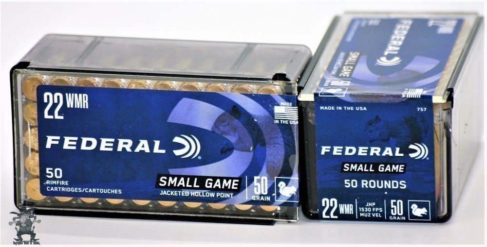22 Magnum WMR Federal Small Game 22 MAG HP Rifle Use Heavy 50Gr JHP 100 RDS-img-0