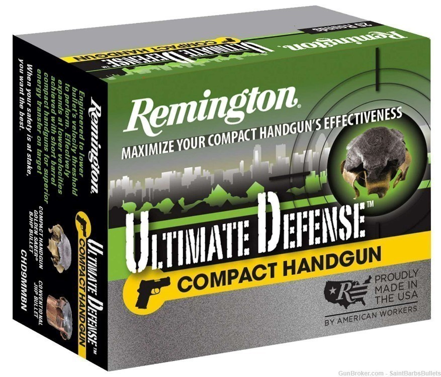 Remington Ultimate Defense .40 S&W 180gr Bonded JHP - 20 Rounds-img-0