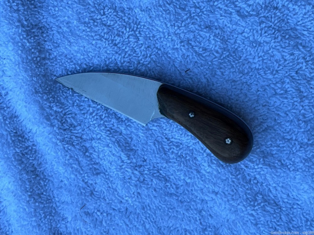 CUSTOM HAND FORGED OSO MINI KNIFE WITH SCABBARD-img-5