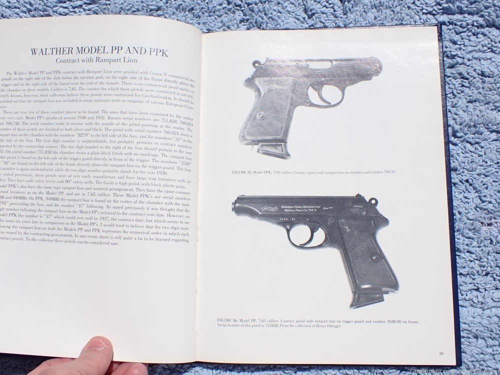 WALTHER PP & PPK REFERENCE BOOK WALTHER ENGRAVED & PRESENTATION REFER BOOK -img-14