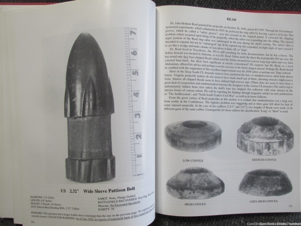FIELD ARTILLERY PROJECTILES OF THE AMERICAN CIVIL WAR REFERENCE BOOK SIGNED-img-14