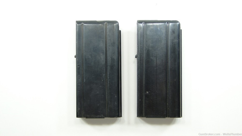 USMC WWII M1 CARBINE STOCK AMMO POUCH WITH 2-15 ROUND MAGAZINES DATED 1944-img-7