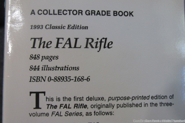 THE FAL RIFLE CLASSIC EDITION 1993 BY R BLAKE STEVENS REFERENCE BOOK-img-3