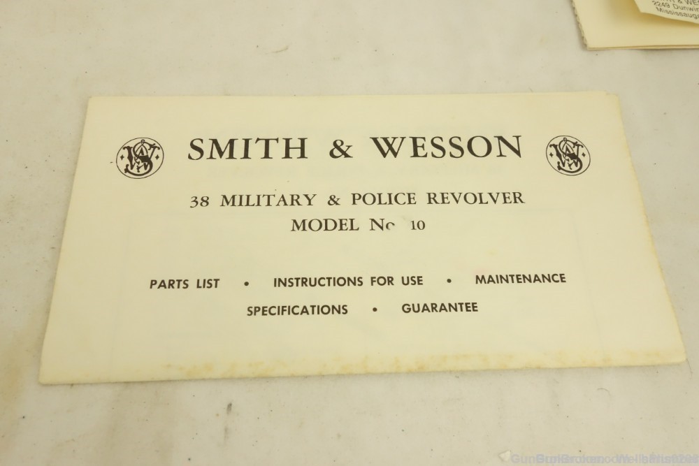 SMITH & WESSON FACTORY TWO PIECE BLUE BANGOR PUNTA BOX (1966-1985)-img-11