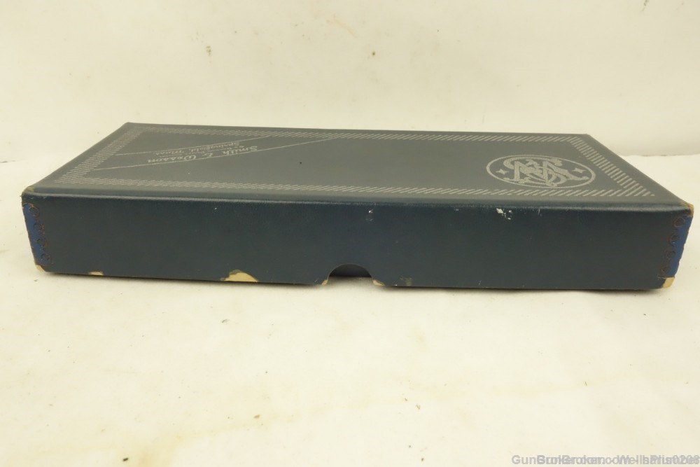 SMITH & WESSON FACTORY TWO PIECE BLUE BANGOR PUNTA BOX (1966-1985)-img-6