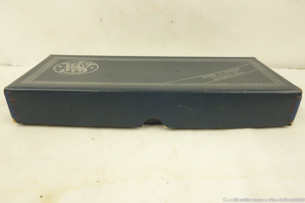 SMITH & WESSON FACTORY TWO PIECE BLUE BANGOR PUNTA BOX (1966-1985)-img-5