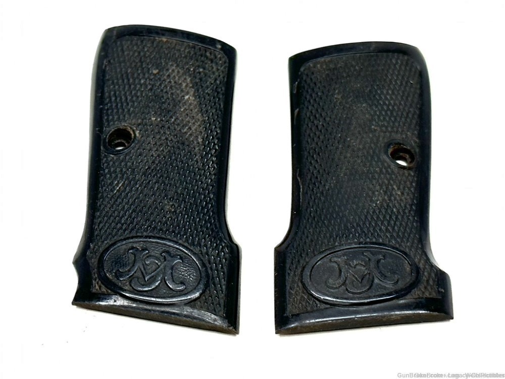 WALTHER MODEL 4 PISTOL 7.65mm FACTORY ORIGINAL GRIPS WITH SCREW-img-3