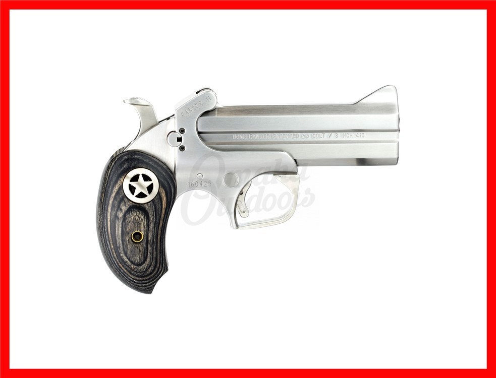 Bond Arms Ranger II 4.25" Derringer 2 RD 410 Bore 3" 45 Colt BARII45/410-img-0