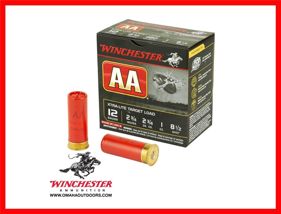 Winchester AA XTRA Lite 12 Gauge 8.5 Shot AAL1285-img-0