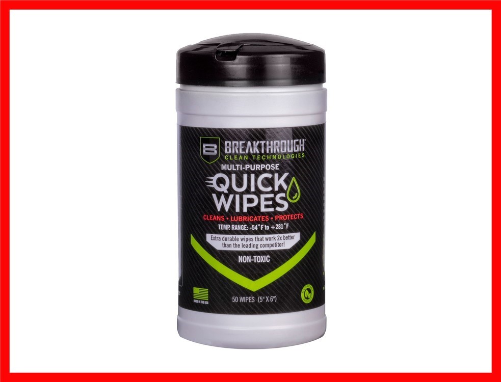 Breakthrough Quick Wipes 50 Pack Canister BT-CLP-QW-50-img-0