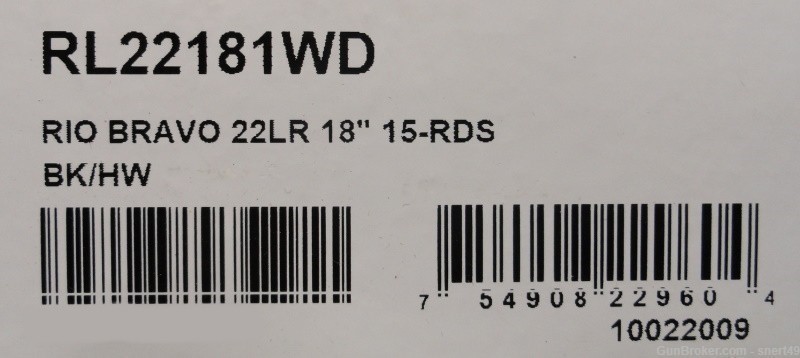 Rossi Rio Bravo 22 LR 18” Bbl German Beechwood Stk 15+1 #RL22181WD Buy Now!-img-10