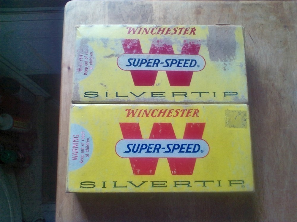 VINTAGE WINCHESTER SUPER SPEED 348 SILVERTIP 200 GR.AMMO-32 rds.-img-2