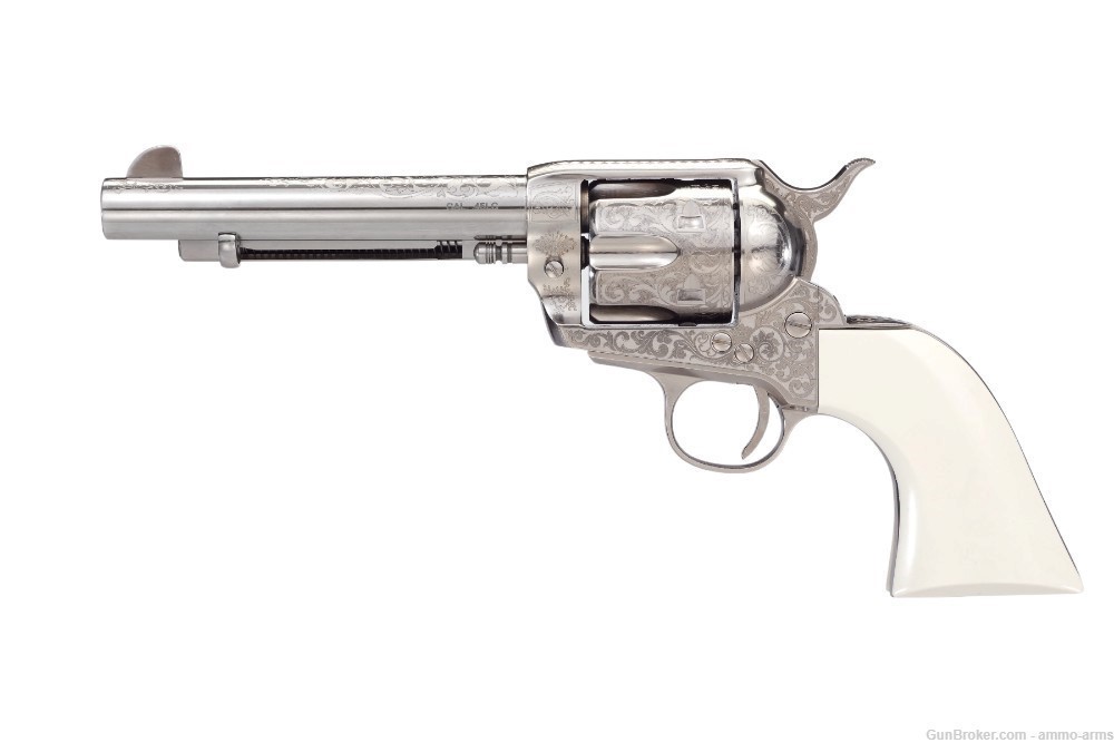 Taylor's & Co. 1873 Outlaw Legacy Nickel Engraved .357 Mag 5.5" 200065-img-2