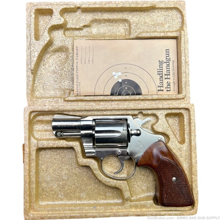 COLT DETECTIVE SPECIAL 3RD ISSUE 1974 NICKEL - 38 SPL - W/ BOX - BUY NOW!-img-24