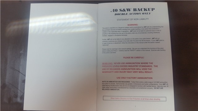 AMT Backup 357 Sig Owners Manual-img-2