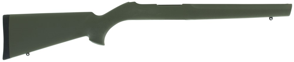 Hogue OverMolded Rifle Stock Aluminum Pillar Bedded OD Green Synthetic for -img-0