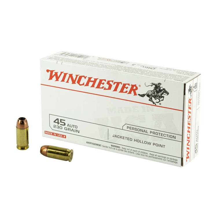 Winchester 45 ACP 230gr JHP 50rd-Box -img-0