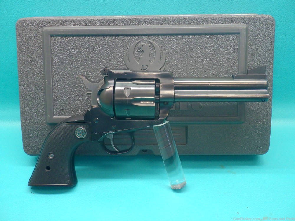 Ruger New Model Blackhawk 357mag 4 5/8"bbl Revolver W/ Factory Case-img-0