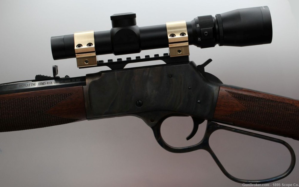 Brass Rifle Scope Rings - Lever Action Rifles-img-2
