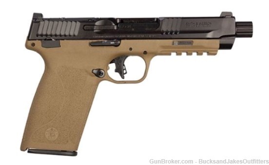 SMITH AND WESSON M&P5.7 OR 5.7X28 5" BK/FDE TB-img-0